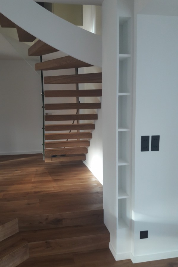fabrication et pose d'escalier en bois