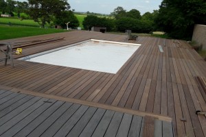 Pose de terrasse en bois